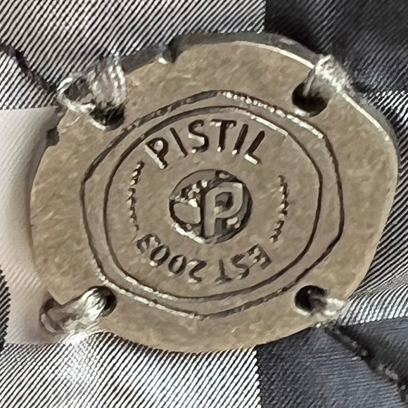 🔥PISTIL Black & White Check RAVE Black Faux Fur Earflap TRAPPER HAT |Women’s OS - Picture 5 of 16